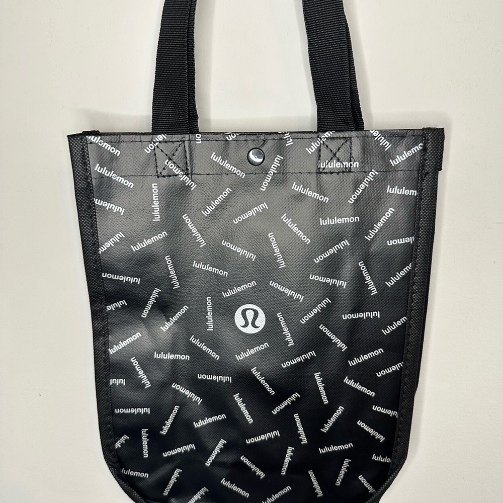 lululemon athletica Black and White Logo Tote